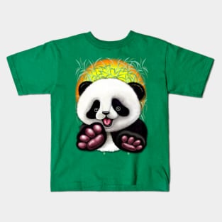 Panda Baby Bear Cute and Happy Kids T-Shirt